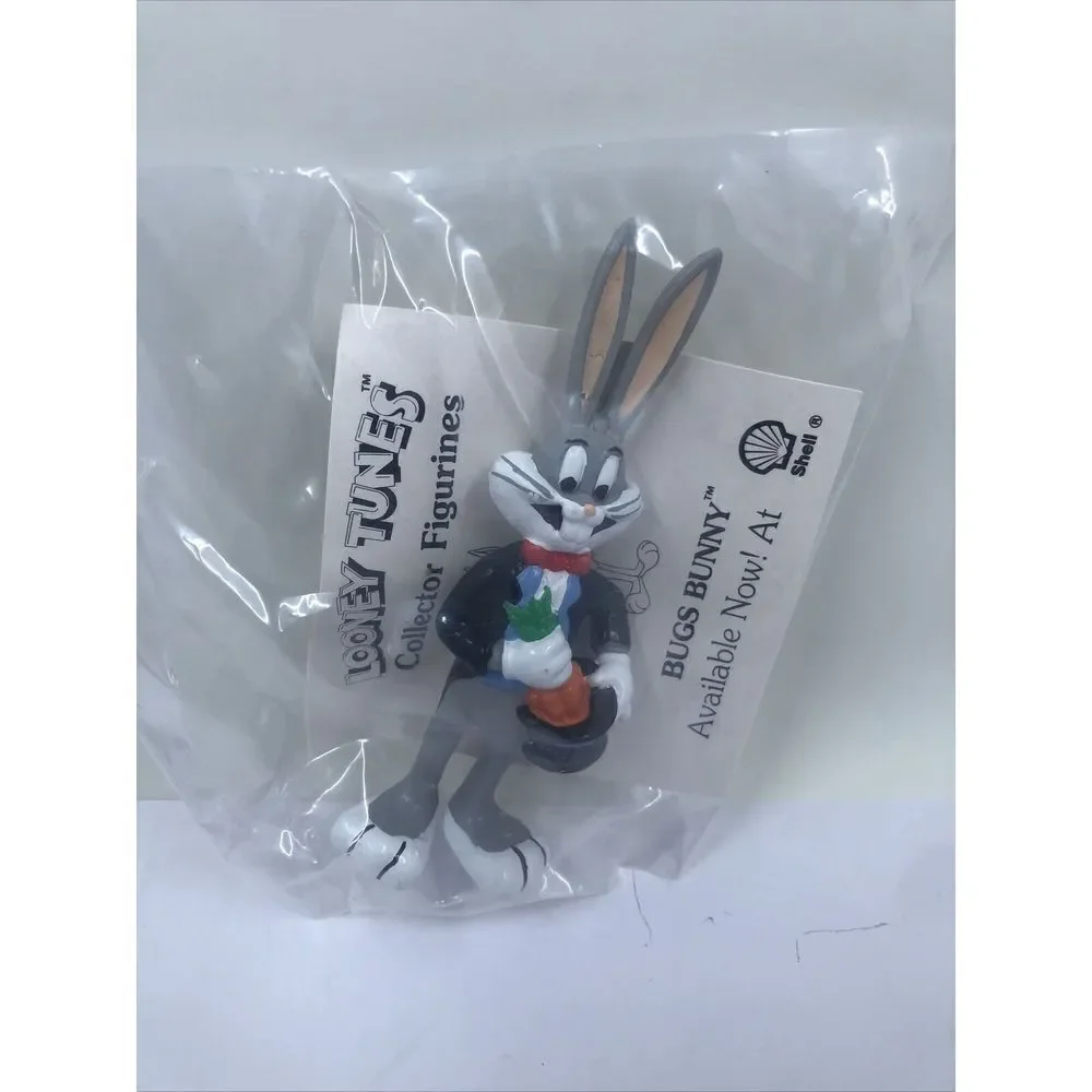 Looney Tunes Characters At Shell Gas Premium Bugs Bunny Toy. Sealed. Vintage